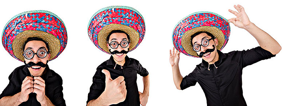 有趣,墨西哥人,阔边帽,帽子