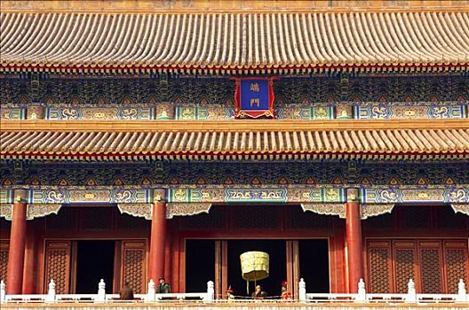 大门,故宫,北京,中国