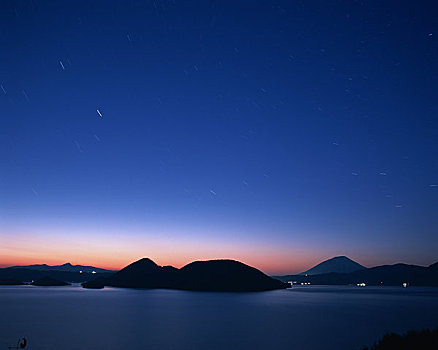 湖,星球,山