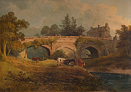 桥,肯特郡,19世纪,艺术家