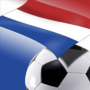 足球,荷兰,旗帜
