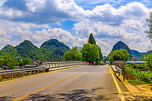 阳朔,兴坪,漓江,自然,风景