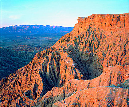 美国,加利福尼亚,安萨玻里哥沙漠州立公园,指点,日出,画廊
