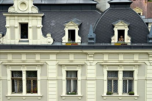 窗台,卡尔斯巴德,捷克共和国