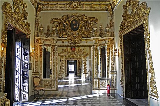 室内,贝劳,宫殿,白色海岸,巴伦西亚省,西班牙