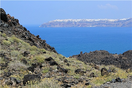 火山,锡拉岛,希腊