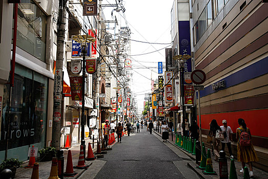 日本,大阪,商业街