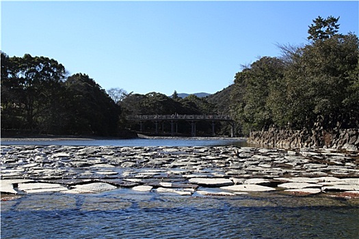河,桥,日本