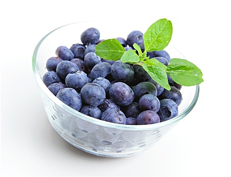 碗,蓝莓