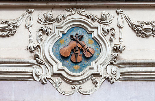 建筑,老建筑,小提琴,布拉格,捷克共和国