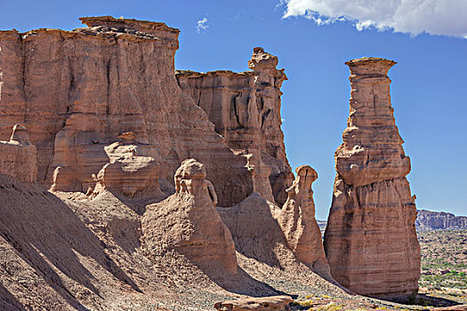 岩石构造,暸望,塔兰巴亚,国家公园,拉里奥哈,阿根廷,南美