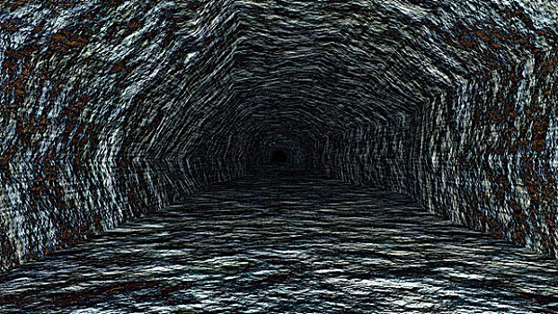 隧道,暗色,石头