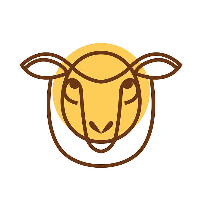 绘画,头部,插画,头像,公羊,绵羊_高清图片_全景视觉