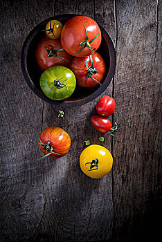 文化遗产,西红柿,木板