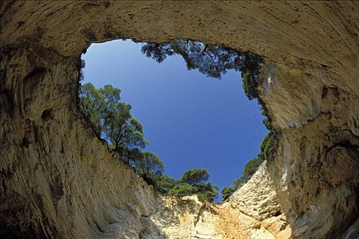 洞穴,靠近,阿普利亚区,意大利,欧洲