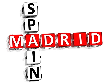 马德里,西班牙,填字游戏