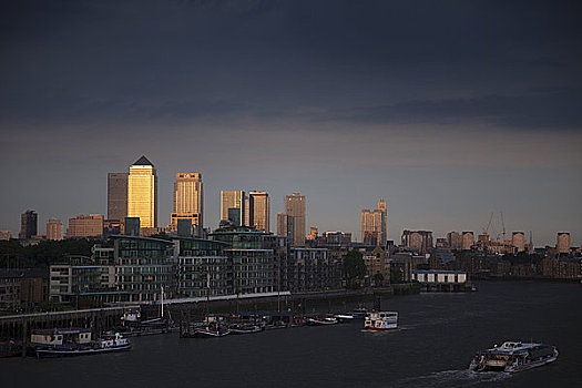 英格兰,伦敦,港区,泰晤士河