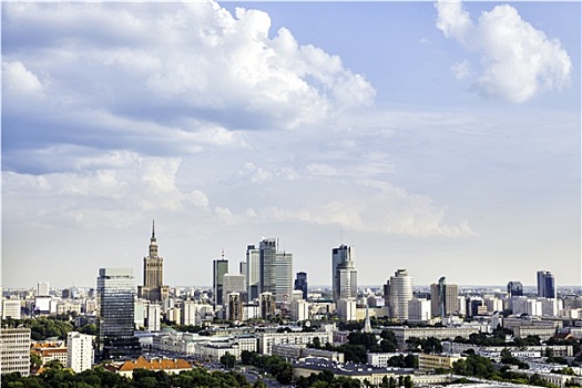 华沙,市中心