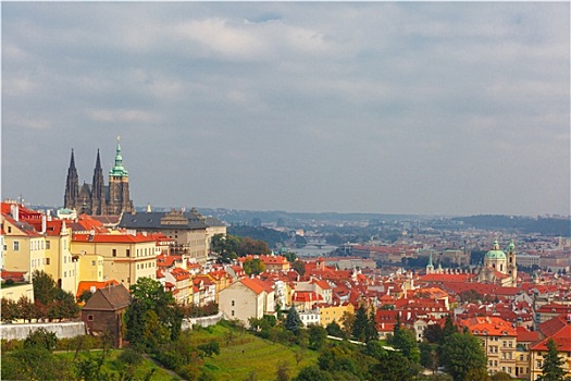 布拉格城堡,小,区域,捷克共和国