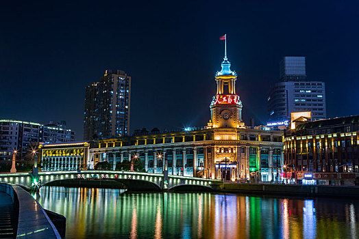 上海邮政博物馆夜景