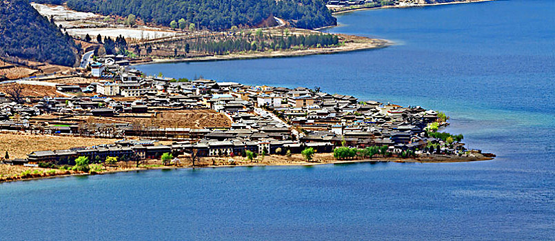 泸沽湖落水村景观