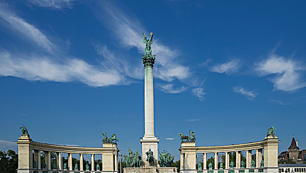 英雄,广场,匈牙利,布达佩斯