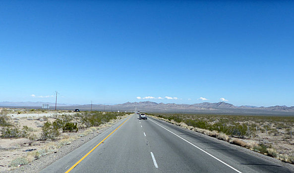 公路,莫哈维沙漠