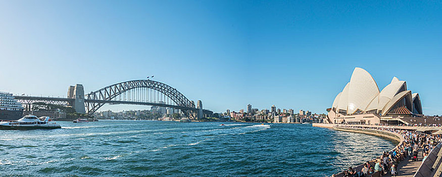 悉尼歌剧院,海港大桥,悉尼,新南威尔士,澳大利亚,大洋洲