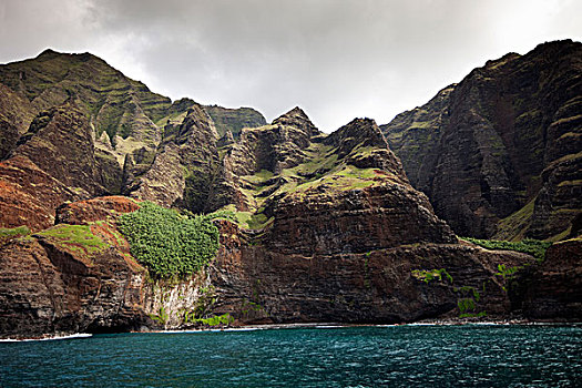 纳帕利海岸,考艾岛,夏威夷,美国