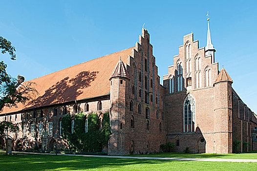 风景,教堂,下萨克森,德国