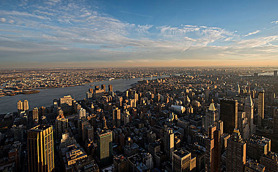 风景,帝国大厦,曼哈顿,纽约,美国