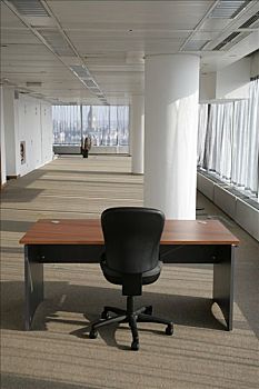 书桌,椅子,空,办公室