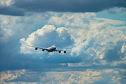 英国航空公司,货物,波音747,大型喷气客机,表演,达克斯福德,飞行表演,剑桥郡,英格兰