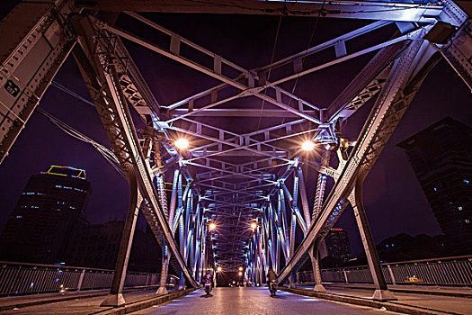 上海浙江路桥夜景