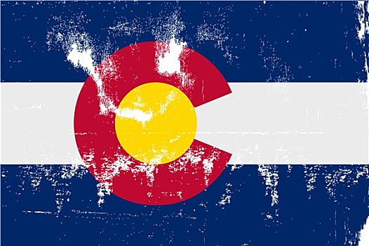 科罗拉多,旗帜,低劣