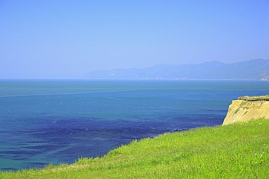 绿色,地点,日本海