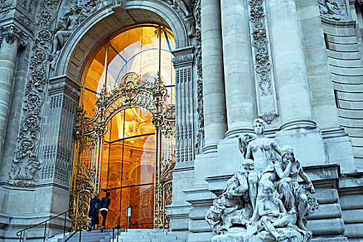 法国,巴黎,地区,正面,正门入口,旅游,进入,博物馆