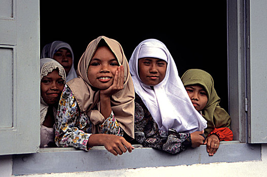 学生,伊斯兰学校,印度尼西亚,艺术家