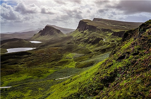 风景,山,斯凯岛,苏格兰高地
