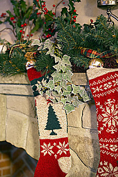 圣诞袜,装饰