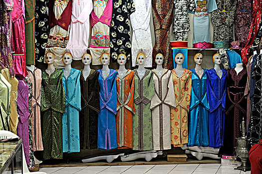纺织品,商务,假人,露天市场,达鲁丹,摩洛哥,北非,非洲