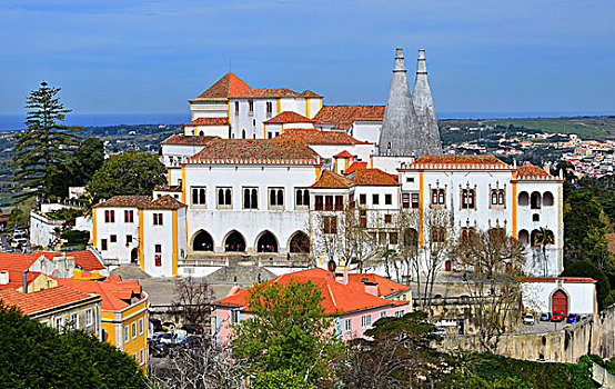 辛特拉,国会大楼,城镇,宫殿,葡萄牙