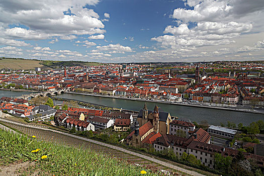 风景,玛利恩堡,要塞,历史,老城,弗兰克尼亚,巴伐利亚,德国
