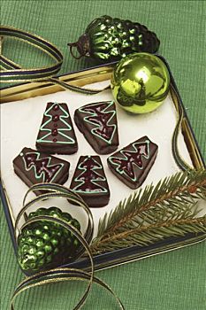 巧克力饼干,圣诞节