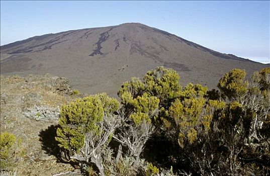 留尼汪岛,火山