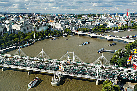 风景,伦敦,伦敦眼,摩天轮,英格兰,英国,欧洲