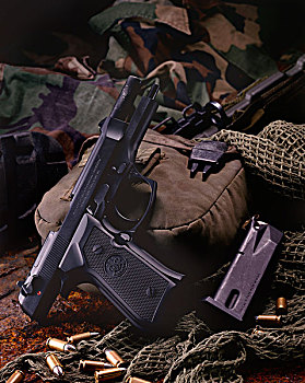 beretta,92f,貝瑞塔手鎗,9毫米,半自動手鎗