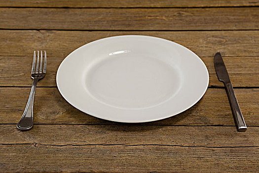 白色,盘子,餐具,特写,桌上