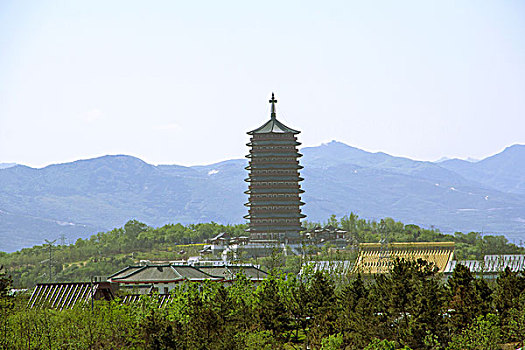 北京园博园的永定塔