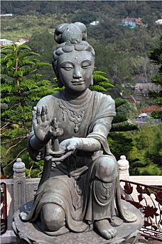 佛教,雕塑,制作,供品,天坛大佛,香港